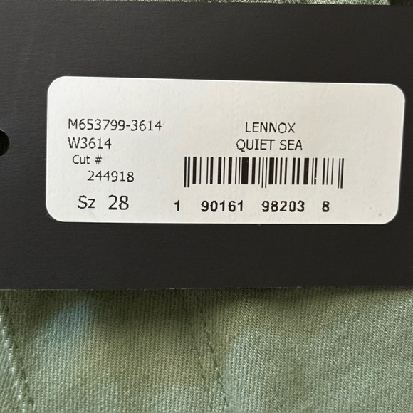 PAIGE Men's Size 28 Quiet Sea Green Transcend Lennox Slim Leg Jean - Picture 5 of 10